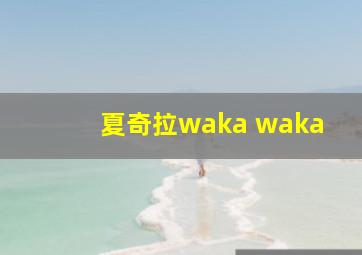 夏奇拉waka waka